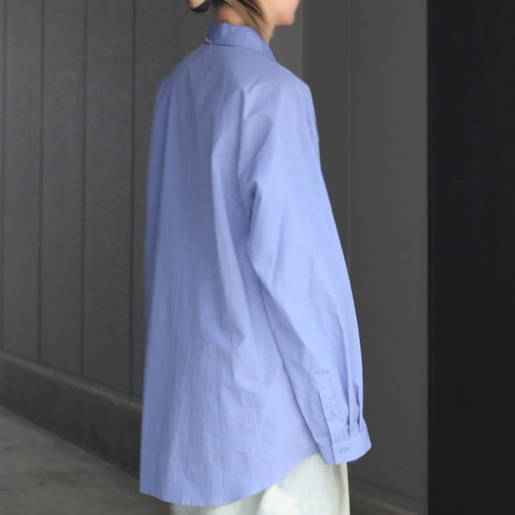 ATON - 【残りわずか】Shrink Broad Oversized Shirt | ACRMTSM ONLINE