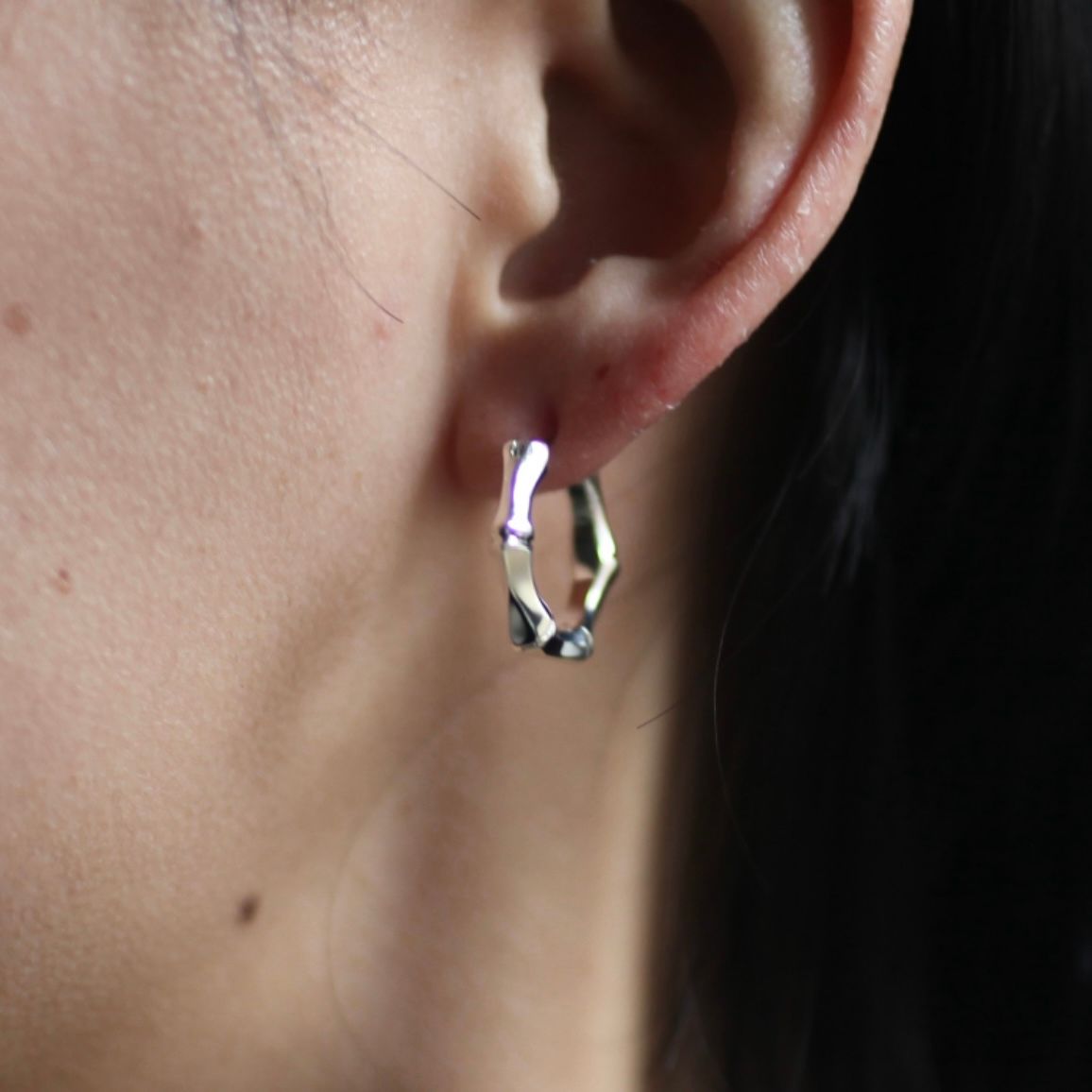 GARNI - 【残り一点】Crockery Bamboo Pierce(SILVER) | ACRMTSM