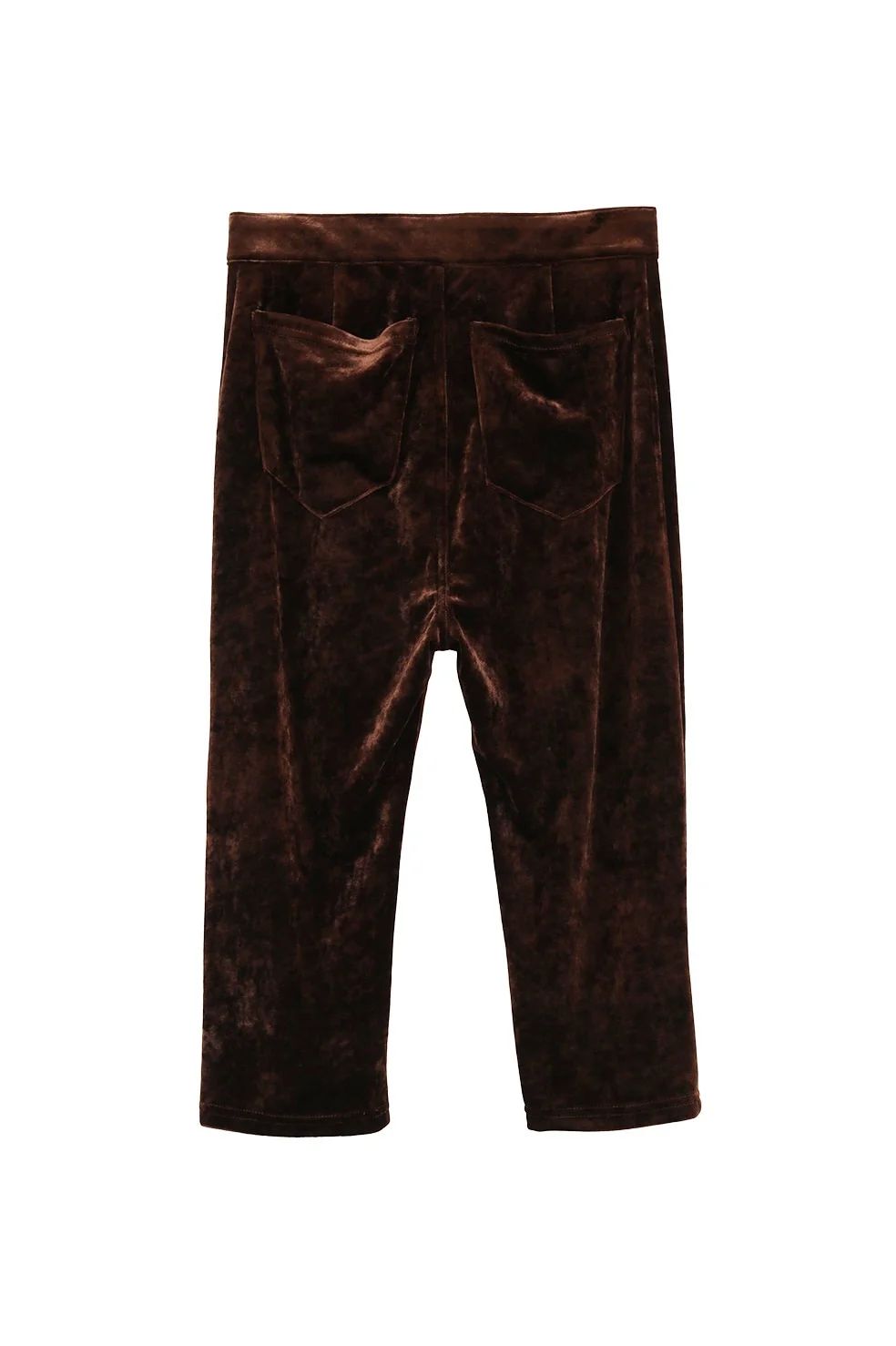 CLANE - ベロアカプリパンツ - VELOUR CAPRI PANTS BLACK | ADDICT WEB