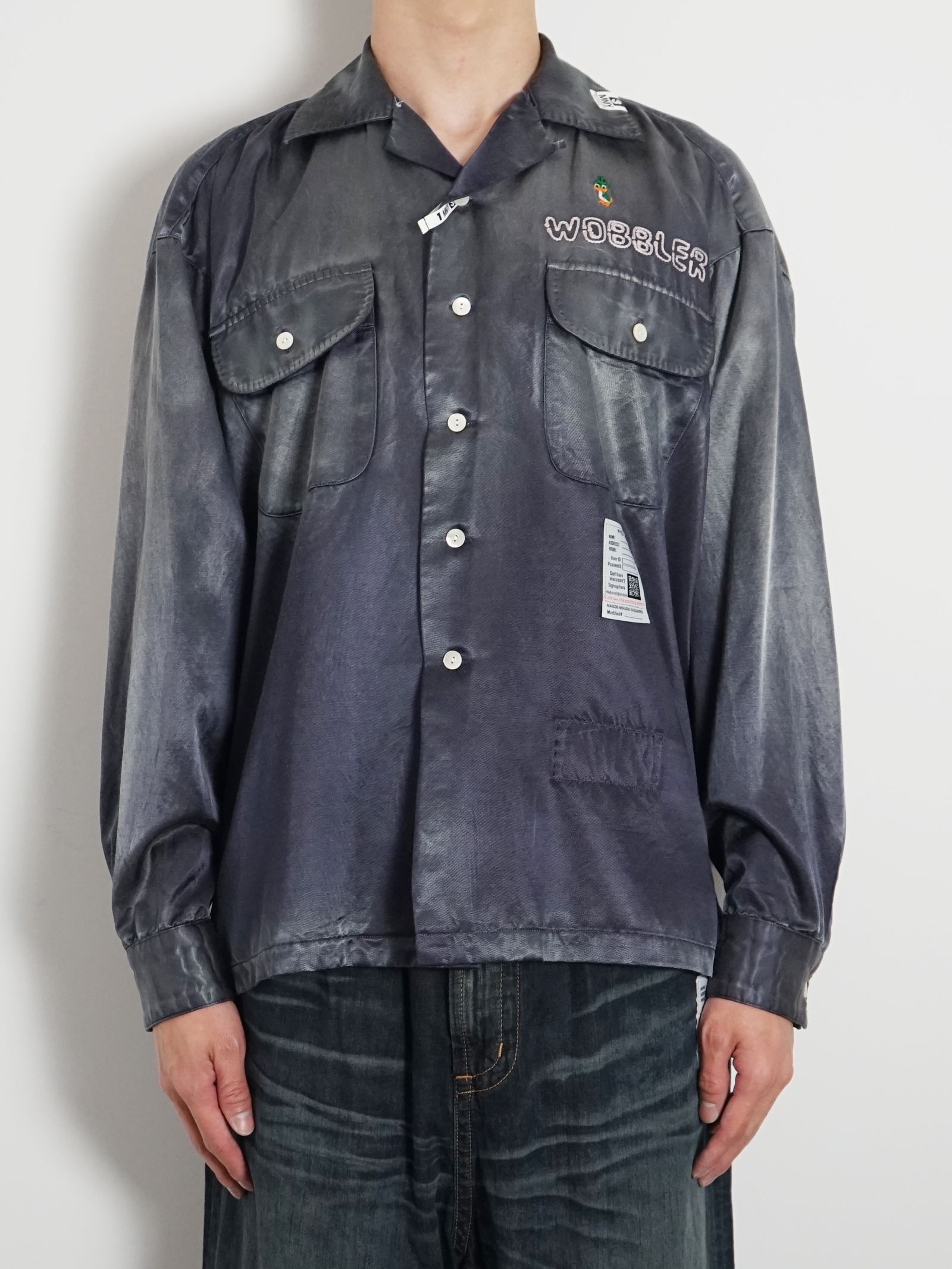 Maison MIHARA YASUHIRO - ブリーチドサテンシャツ - Bleached Satin