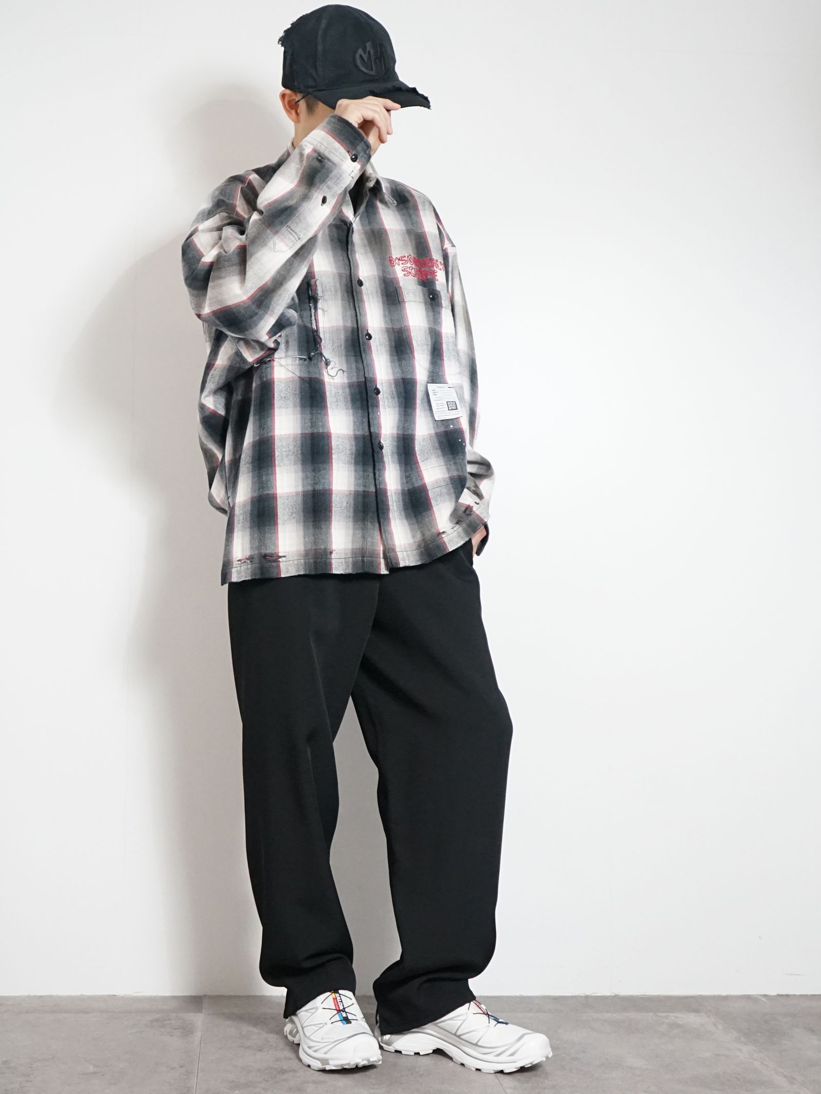 Maison MIHARA YASUHIRO - ”MMY”CRUSHED DETAIL CAP - クラッシュド
