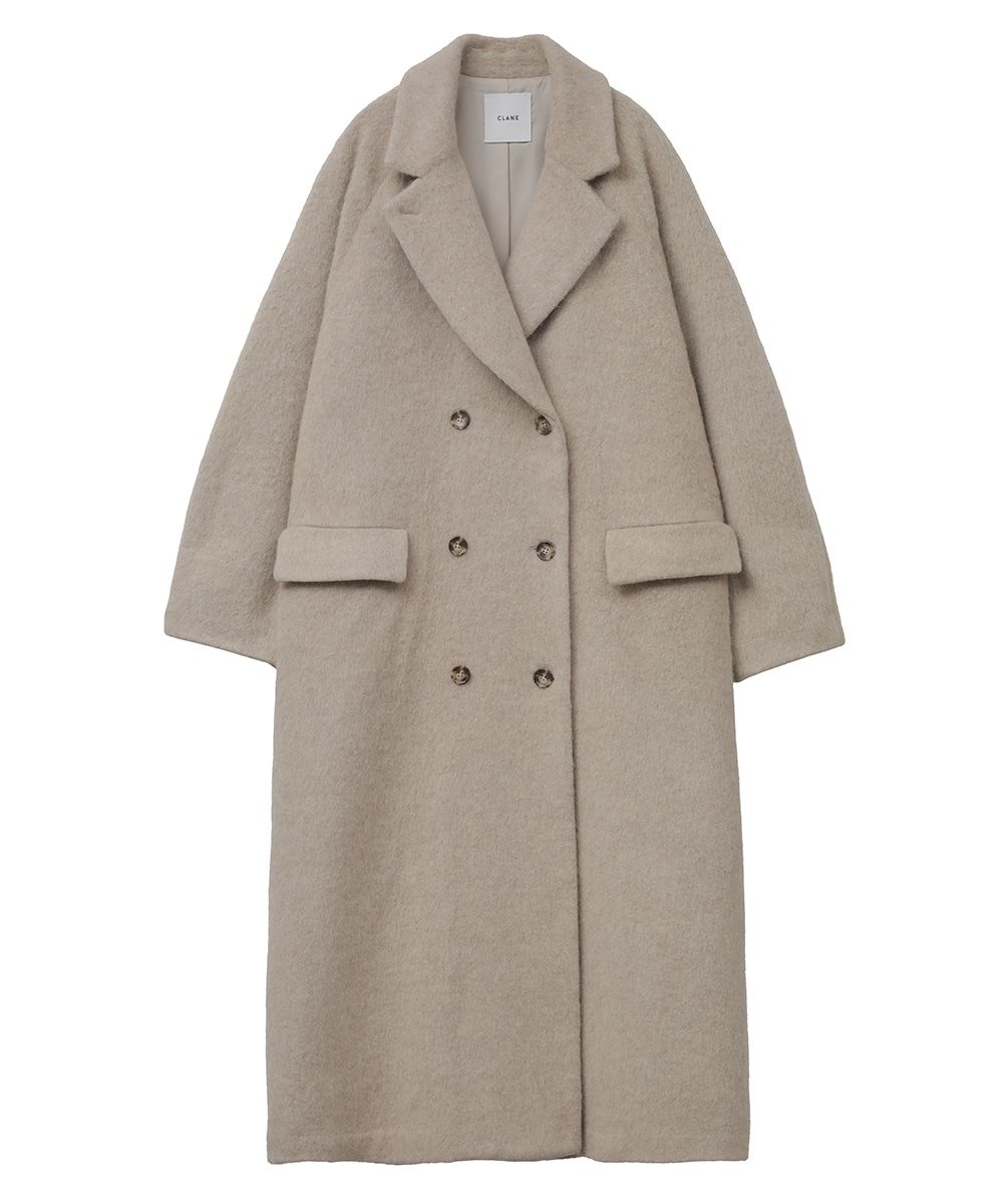 CLANE - ダブルウールロングコート - DOUBLE WOOL LONG COAT - IVORY