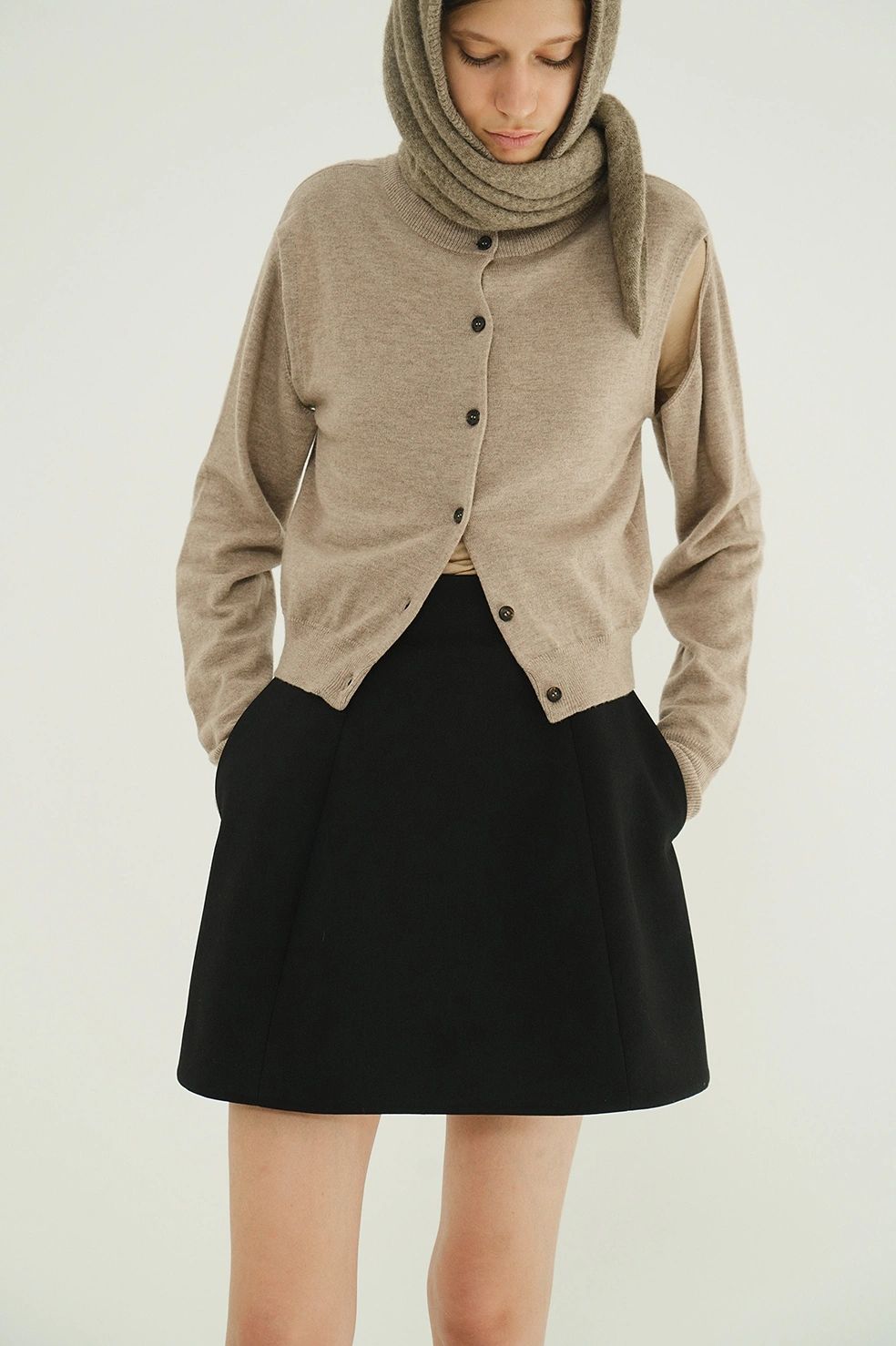 CLANE - ミニスカート - CONSTRUCTIVE MINI SKIRT (MIX) | ADDICT WEB SHOP