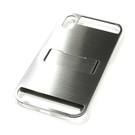 CLAUSTRUM - [ FLAP 16 PLUS ] ヘアライン仕上げアイフォンケース