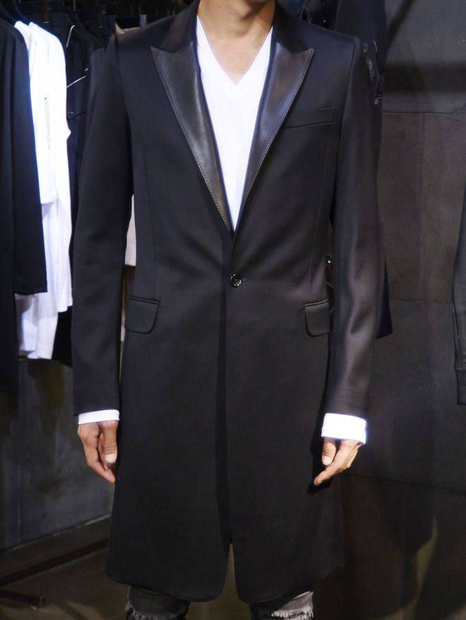 GalaabenD - タキシードクロスストレッチコート - Tuxedo Cloth