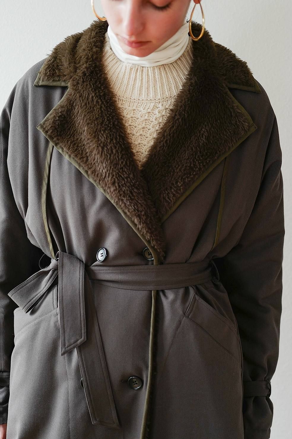 CLANE - リバーシブルミリタリーロングコート - REVERSIBLE MILITARY