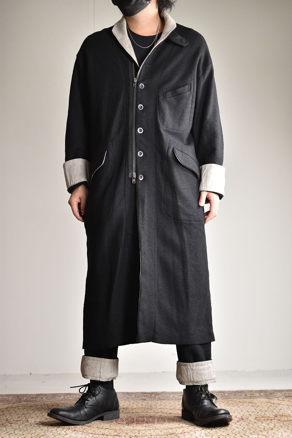 viridi-anne ダッフルコート サイズ2 フード付き viridi-anne ダッフル