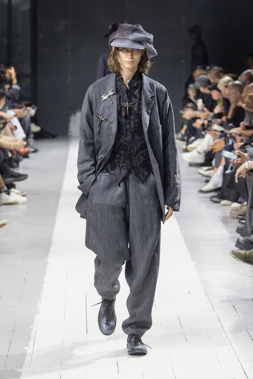 yohji yamamoto - pour homme | コインPK付き細P / リネンツイル