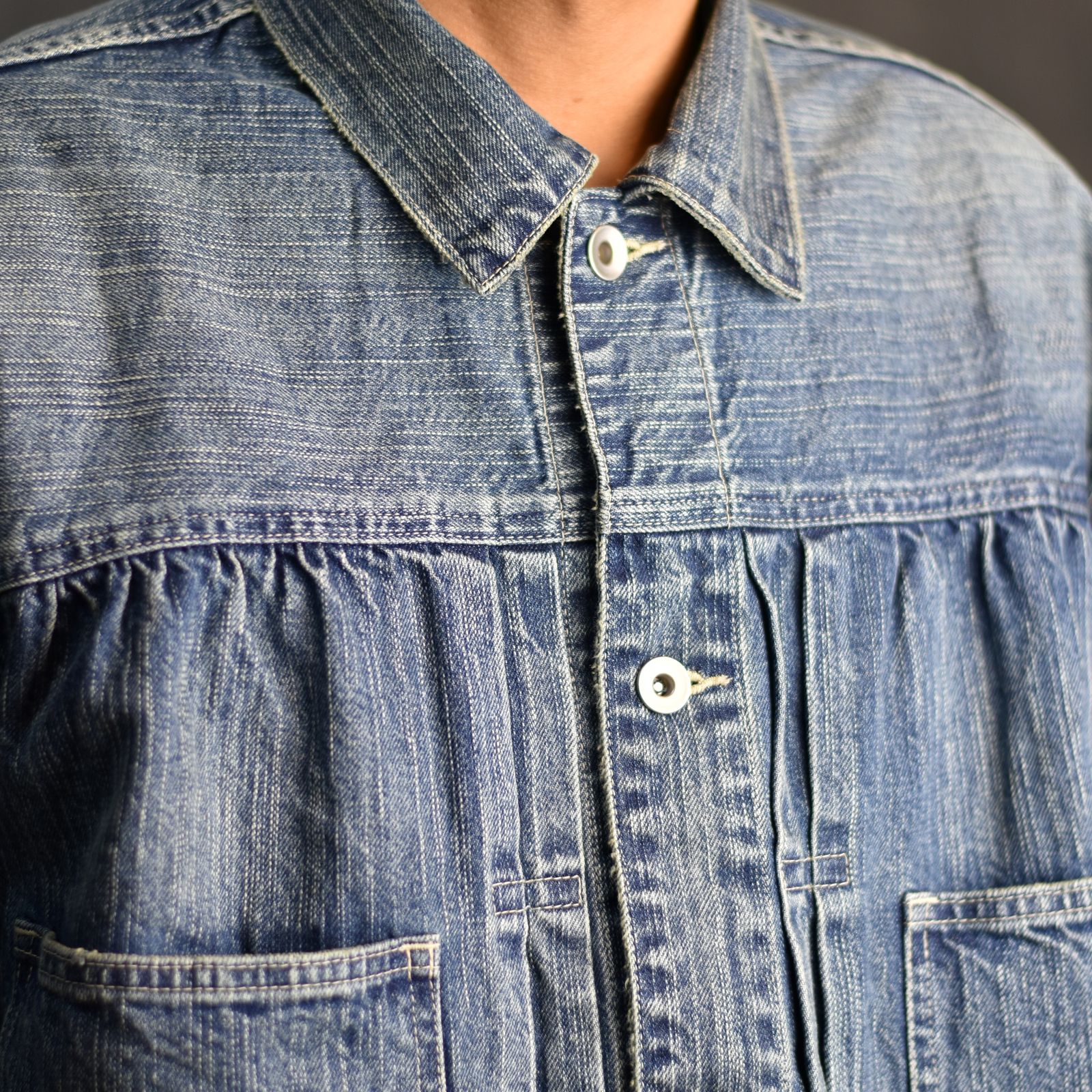 Porter Classic - STEINBECK DENIM JACKET (BLUE) / デニムジャケット