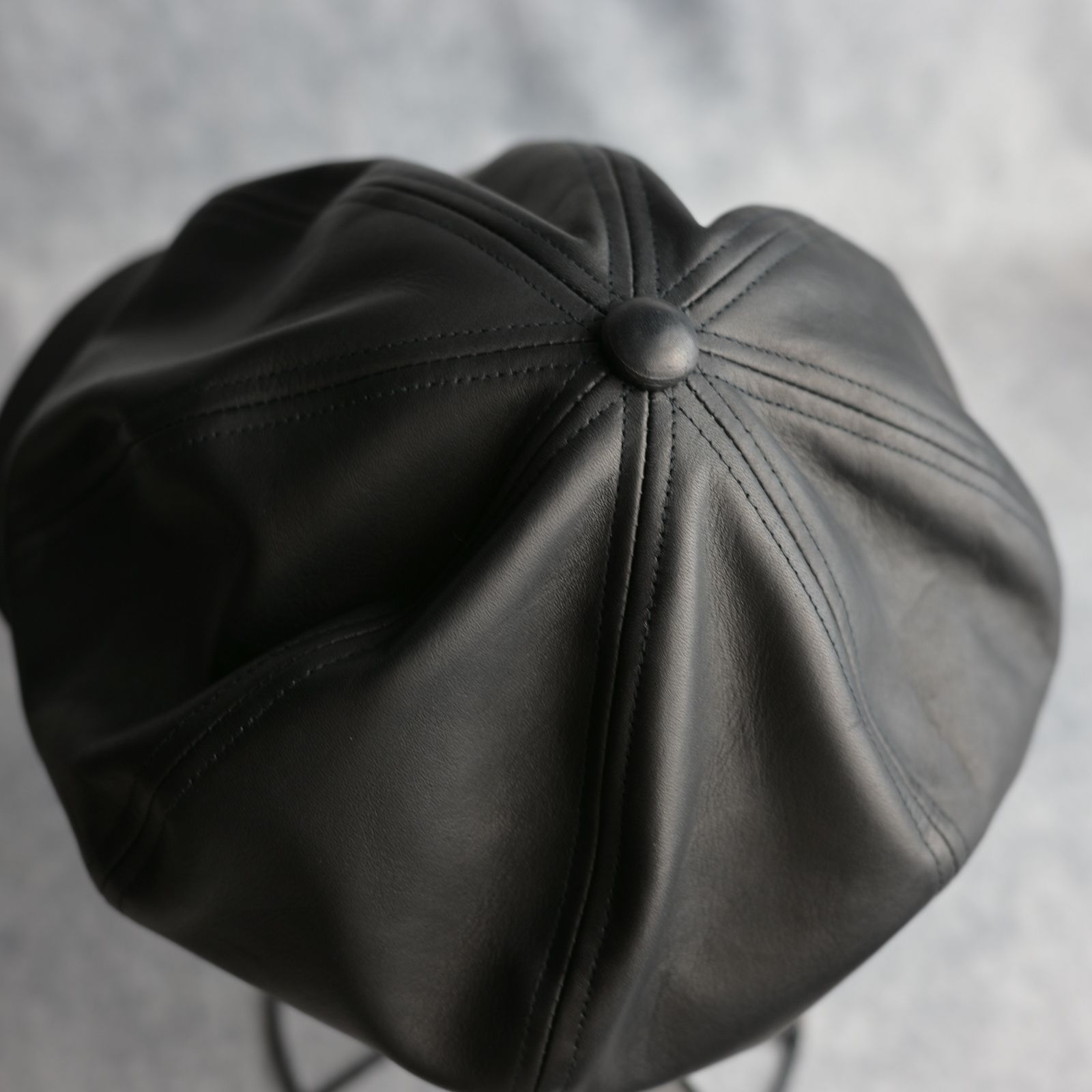 ISAMU KATAYAMA BACKLASH - Furniture Leather キャスケット （BLACK