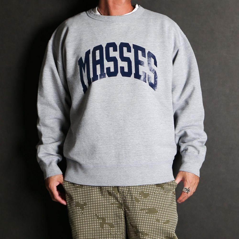 MASSES - SWEAT HOODED ARCH WASH - Heather / プルオーバー