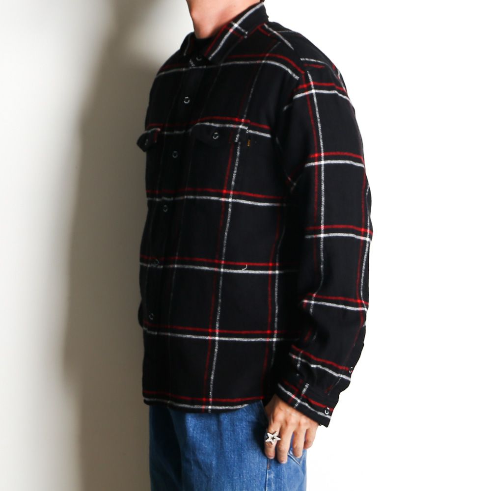 RATS - COTTON FLANNEL CHECK SHIRT- RED / チェックシャツ / 25'RS