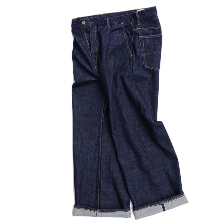 superNova. - スーパーノヴァ （デニム パンツ）Selvedge wide jeans