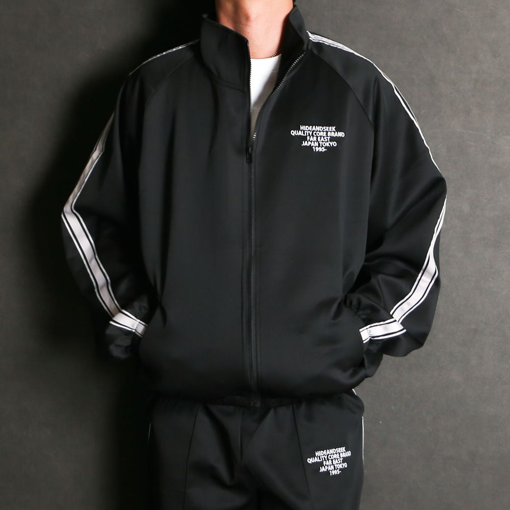 HideandSeek - 【ラスト1点-サイズL】 Jersey Track Jacket - BLK