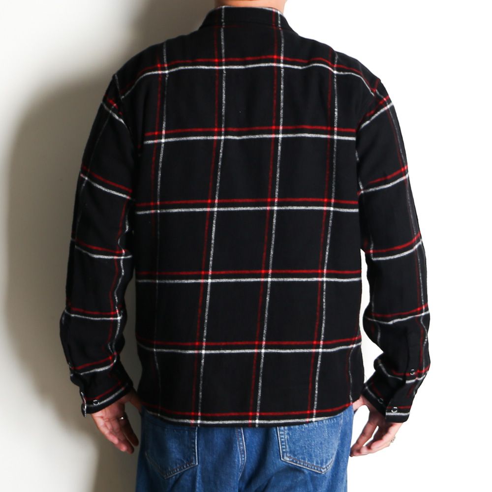 RATS - COTTON FLANNEL CHECK SHIRT- RED / チェックシャツ / 25'RS