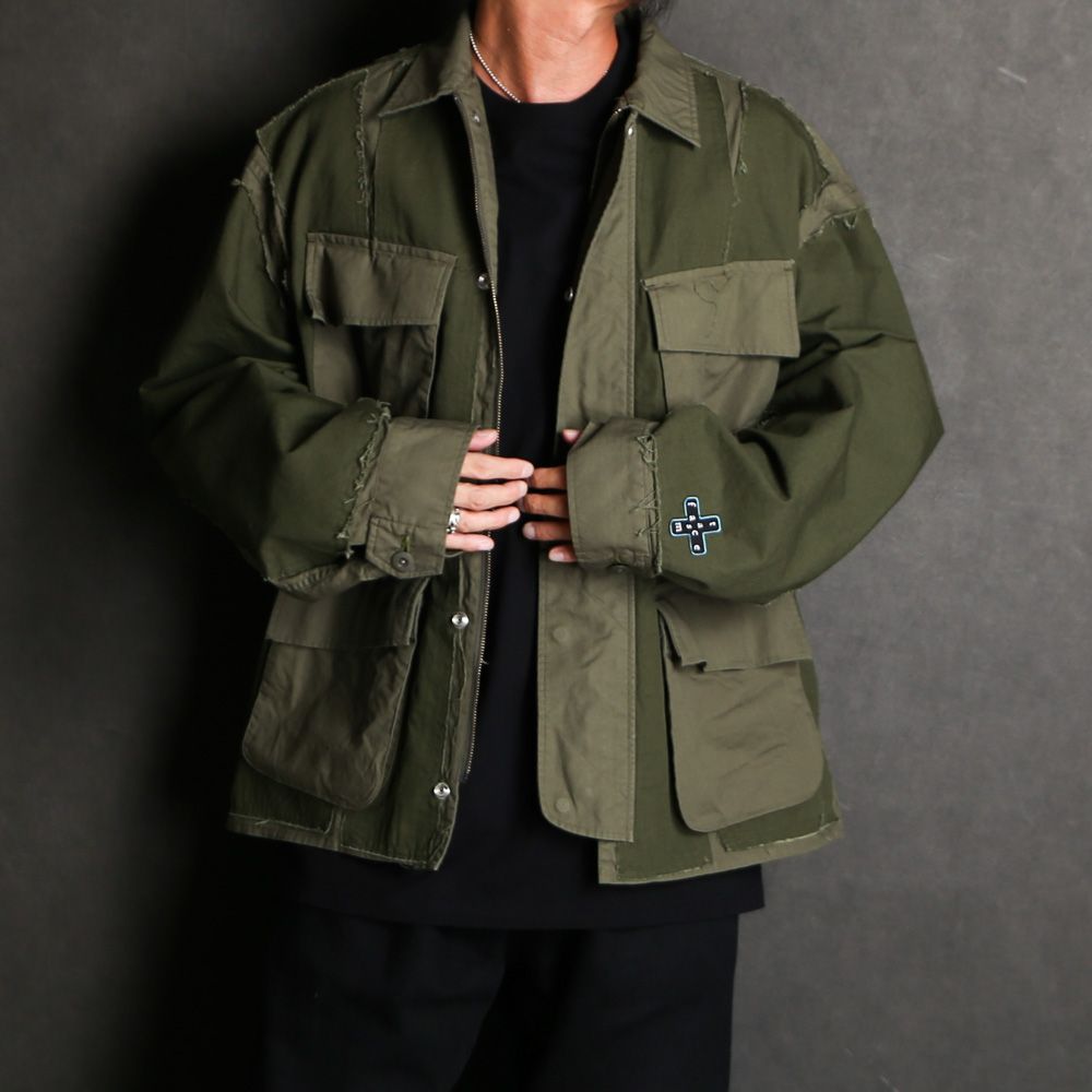 FACETASM - LAYERD MILITARY JACKET / ミリタリージャケット / MKS-JK