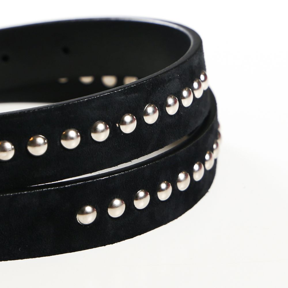 MINEDENIM - Suede Leather Studs Belt / LBT-002 | chemical conbination
