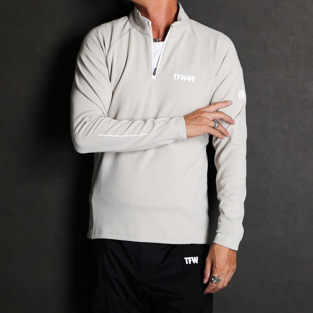 TFW49 - HALF ZIP L/S / ハーフジップ ロングスリーブ / T102320008