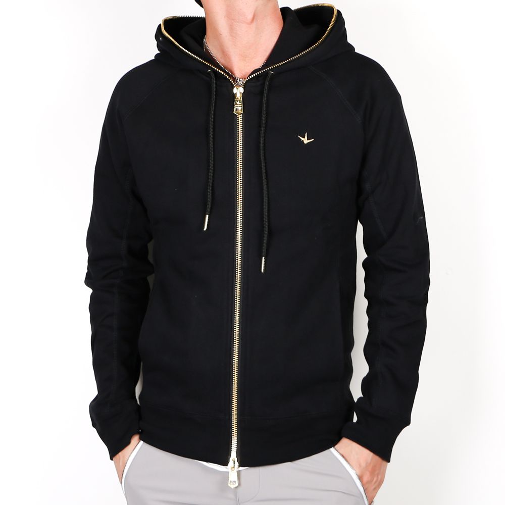 1PIU1UGUALE3 RELAX - GOLD ZIP PARKA / ゴールドジップ パーカー