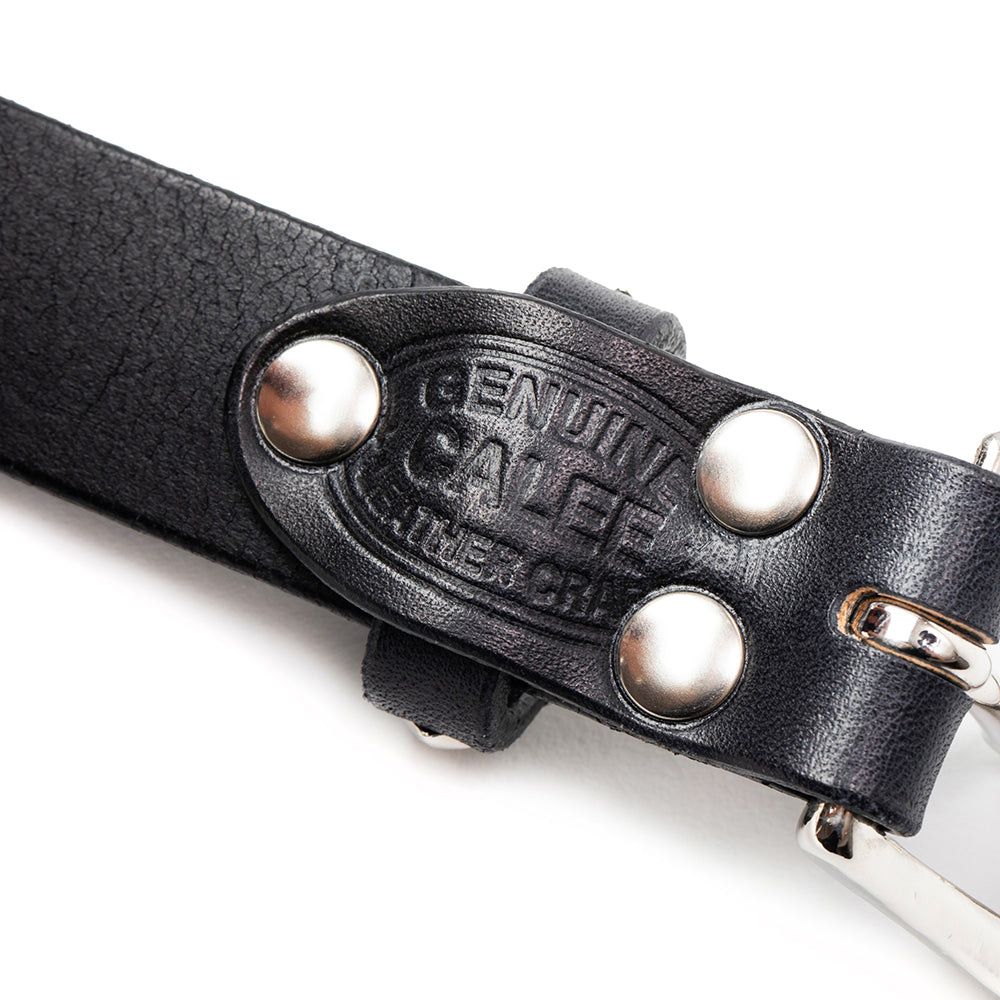 CALEE - STUDS LEATHER NARROW BELT / スタッズ ベルト / CL-24SS018LE