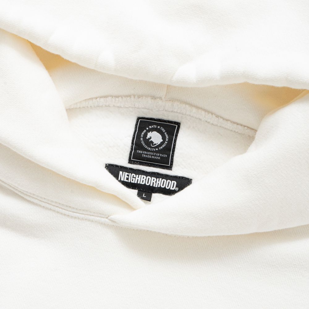 RATS - 20th RATS × NEIGHBORHOOD / HOODIE - WHITE / プルオーバー