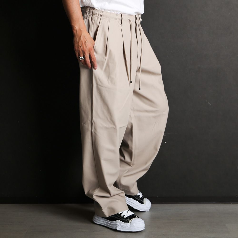 MARKAWARE - 【ラスト1点-サイズ2】 DOUBLE PLEATED EASY TROUSERS