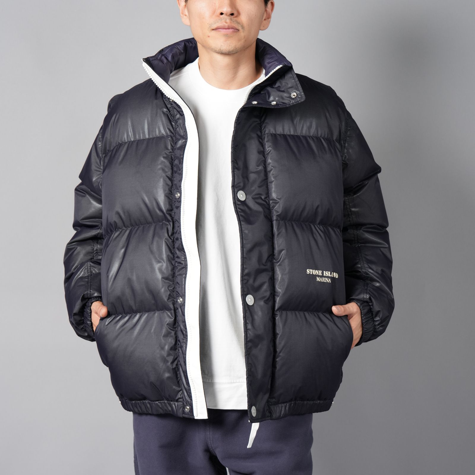 STONE ISLAND - 446X1 NYLON RIPSTOP COVER DOWN_ STONE ISLAND MARINA