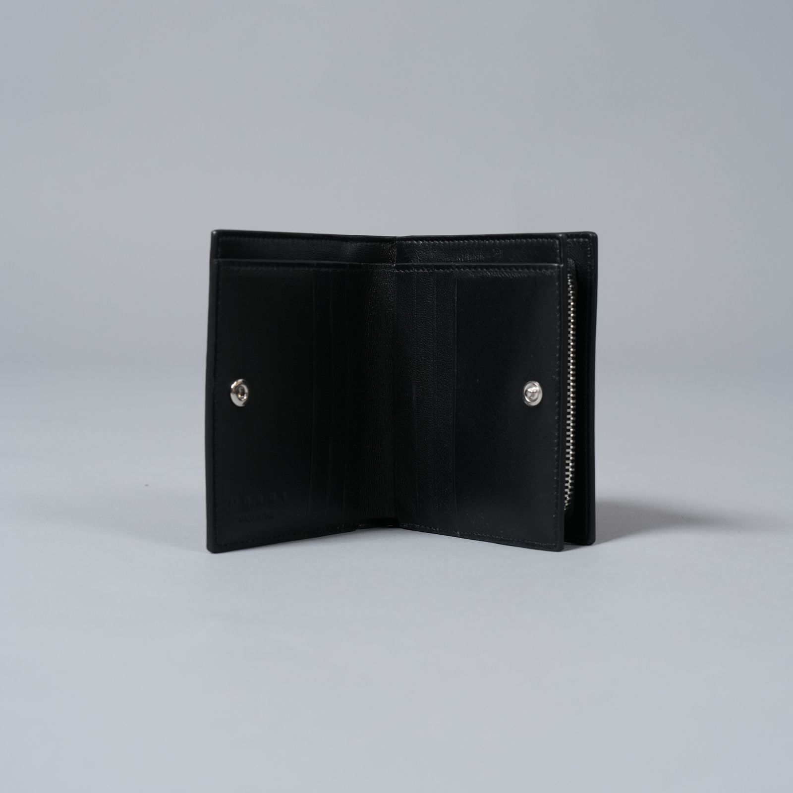 MARNI - 【ラスト1点】TRIFOLD / ブラック レザー製 二つ折り