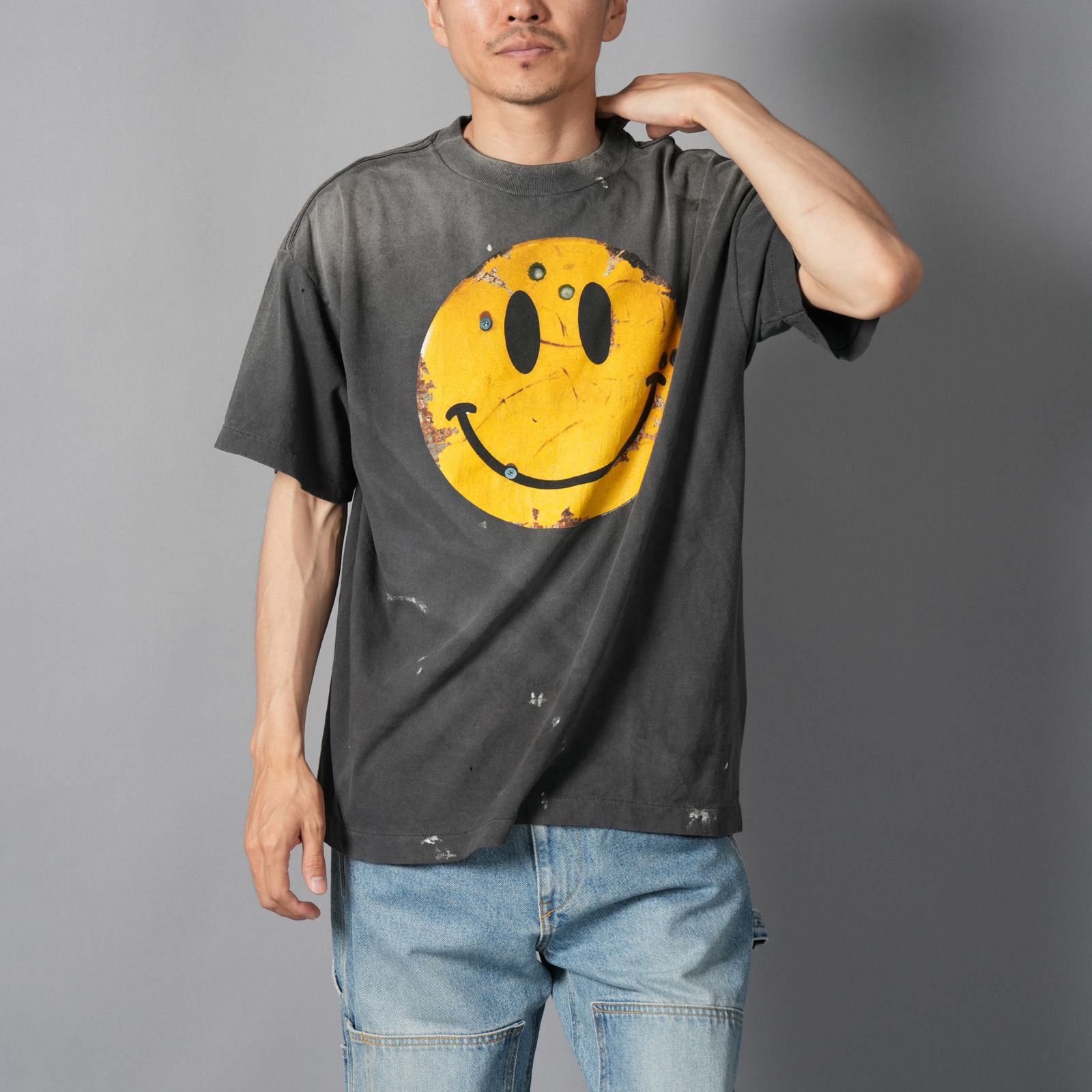 SAINT M×××××× - 【コラボ】SM-HR1-0000-C01 / KLF_SS TEE / SMILE