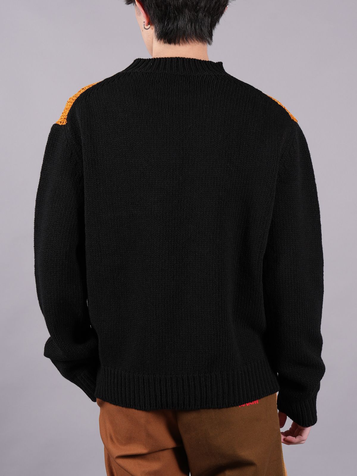 MARNI - 【ラスト1点】 MARNI X CARHARTT WIP - JUMPER IN BLACK WOOL