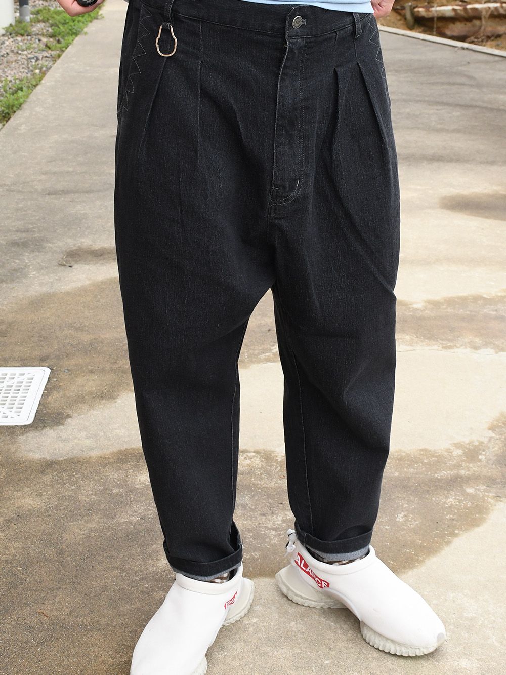 PUNK DRUNKERS - 鮫人テーパードデニム | DOLL