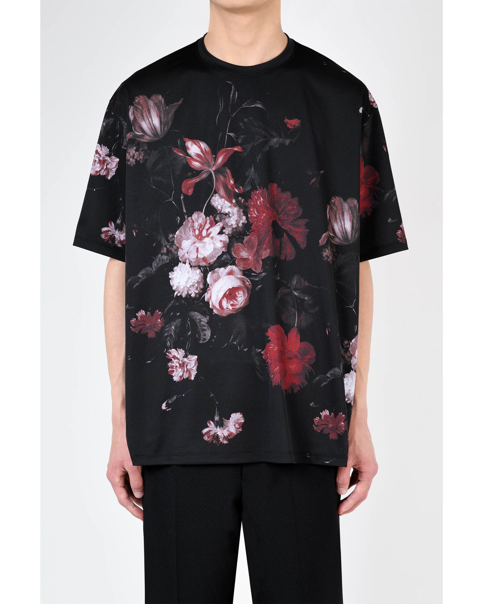 LAD MUSICIAN - Oil Painting Flower Big T-Shirt | fakejam
