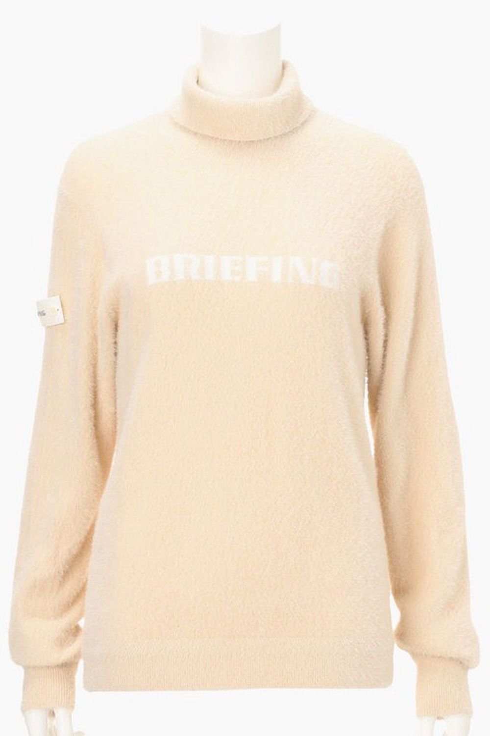 BRIEFING - 【25AW】【レディース】WS SHAGGY LOGO TURTLENECK KNIT