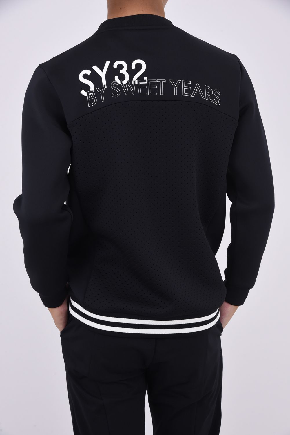 SY32 by SWEET YEARS GOLF - PUNCHING CREW NECK SWEAT / パンチング