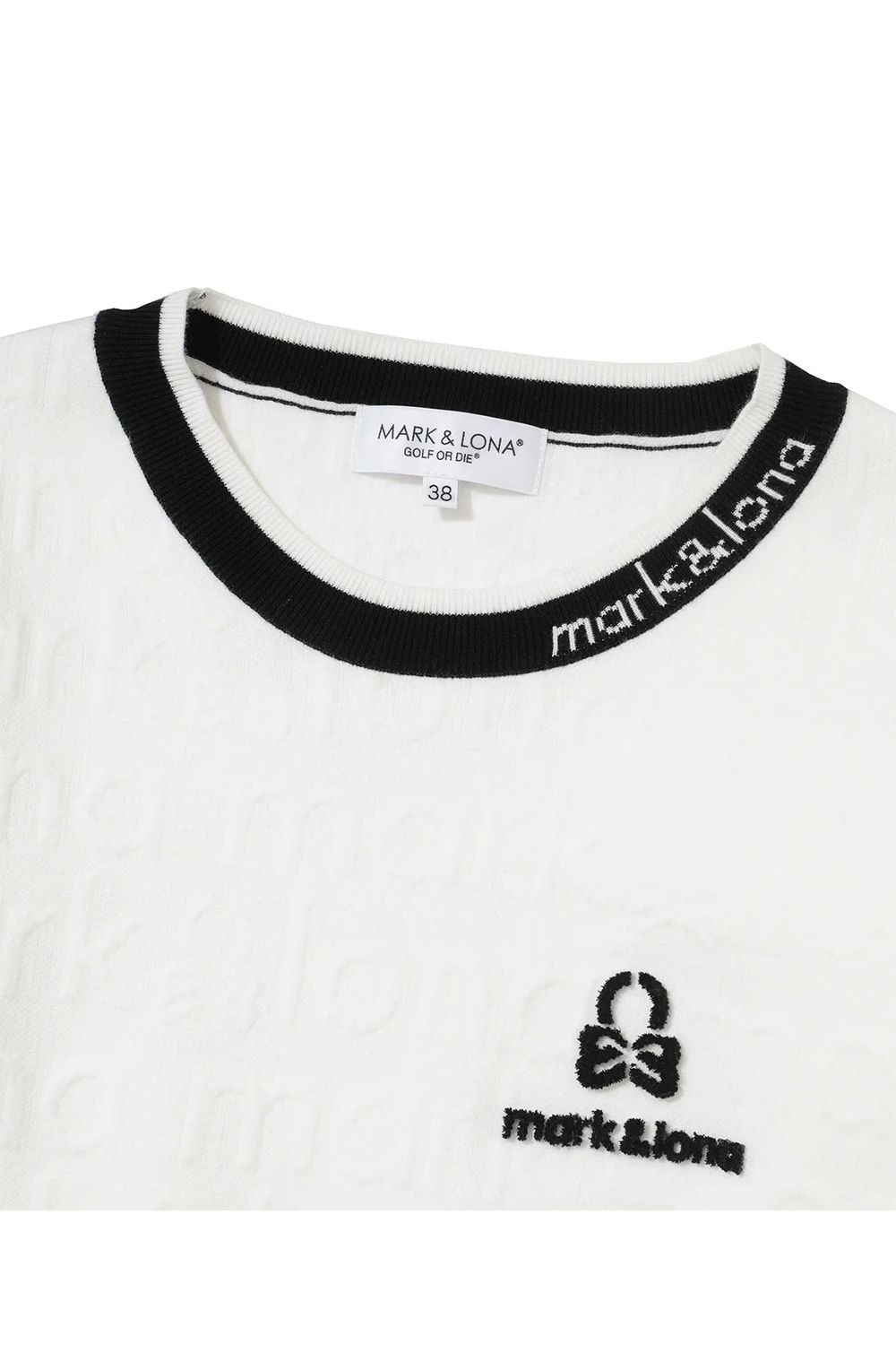 MARK&LONA - 【26SS】【レディース】 MERIDIAN EMBOSS LOGO KNIT