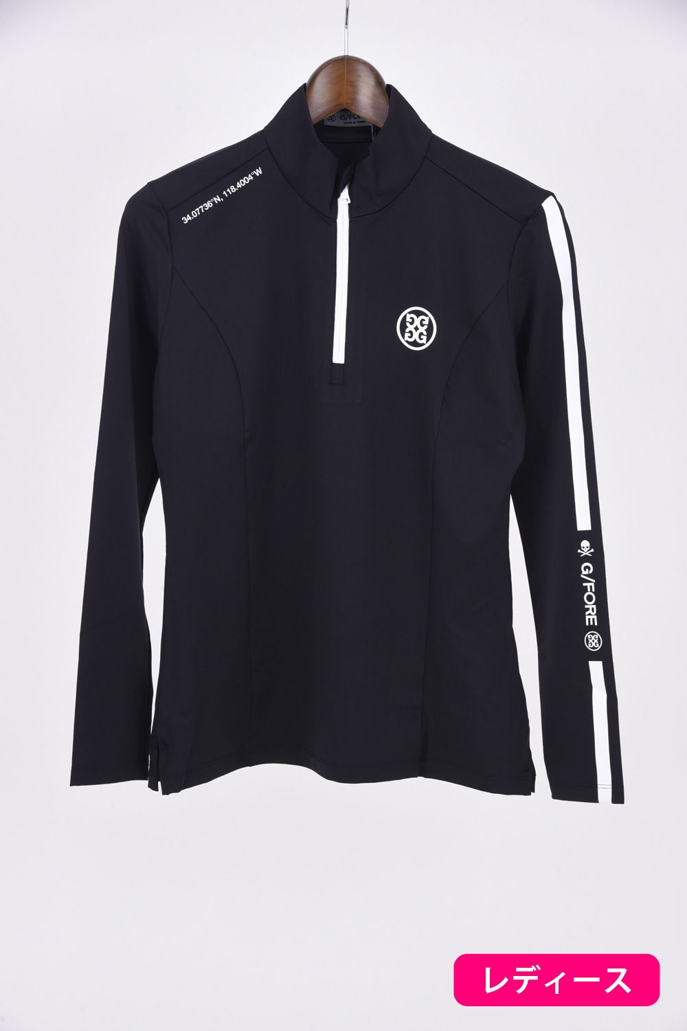 G/FORE韓国ジーフォアレディースニットベストsizeLグレー③ G/FORE韓国