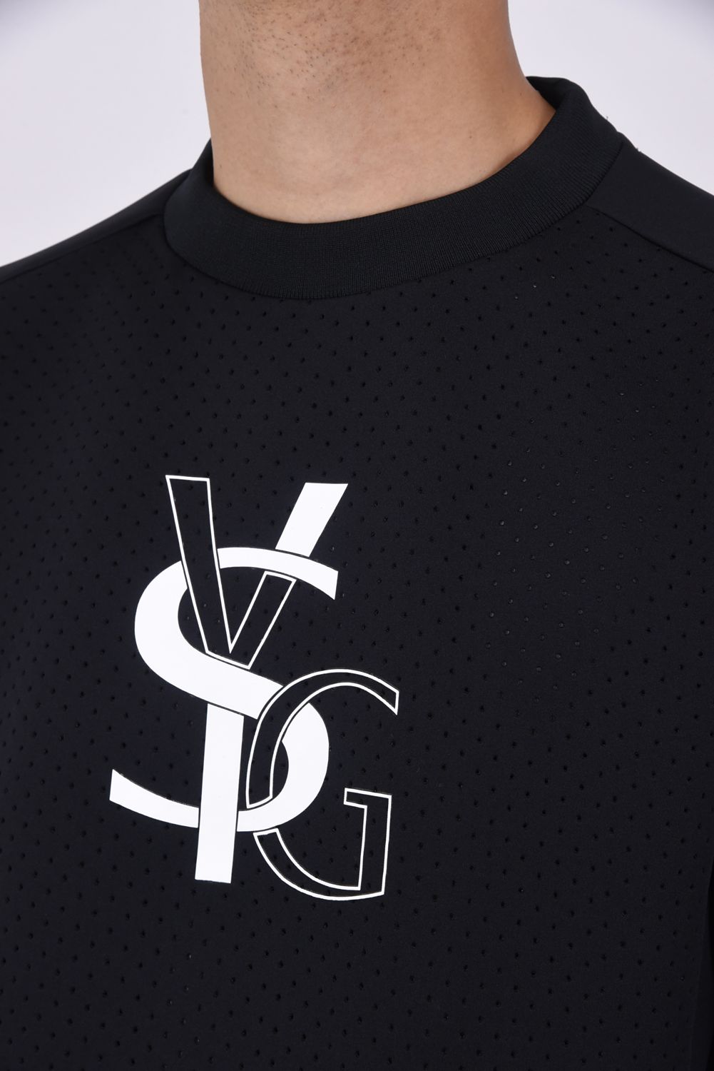 SY32 by SWEET YEARS GOLF - PUNCHING CREW NECK SWEAT / パンチング