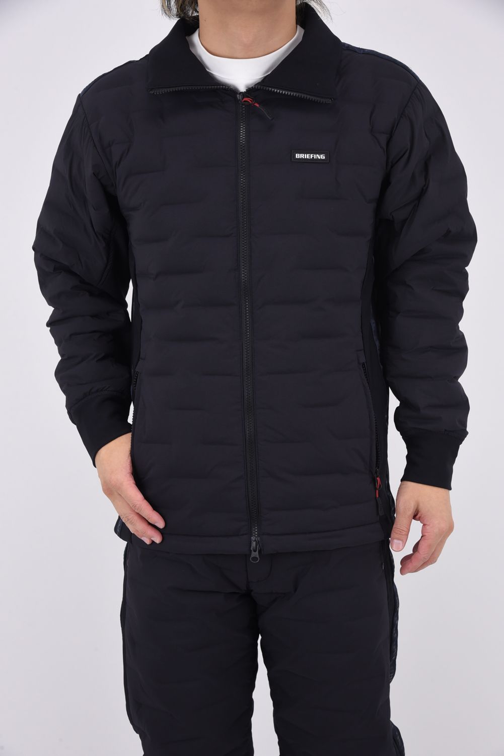 BRIEFING MS HYBRID DOWN PARKA ブラックM BRIEFING ハイブリッド
