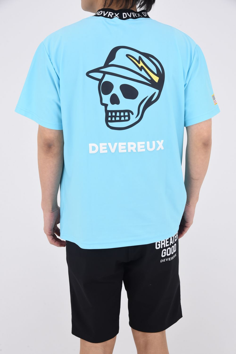 DEVEREUX GOLF - 【25SS】 DVRX RIB MOCK SKULL CADDIE TEE / 発泡ロゴ