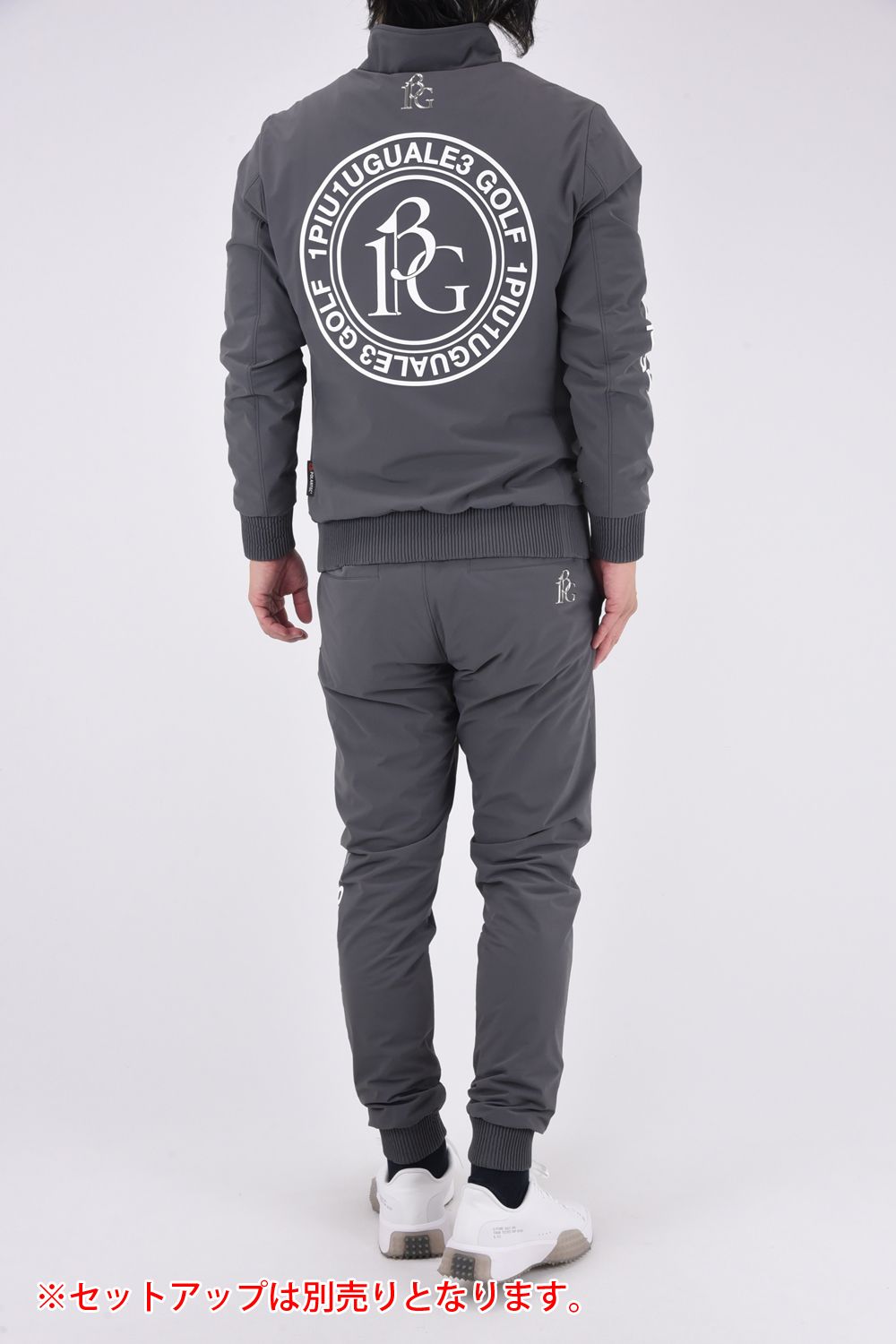 1PIU1UGUALE3 GOLF - RIB PANTS / ポーラテック リブパンツ (グレー