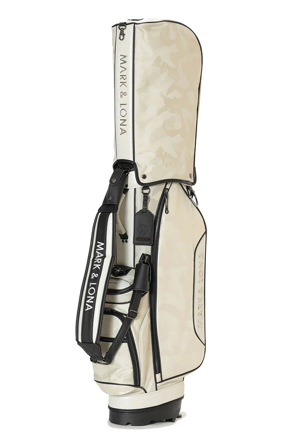 マークアンドロナ グレー迷彩 ゴルフバッグ MARK & LONA 迷彩グレー