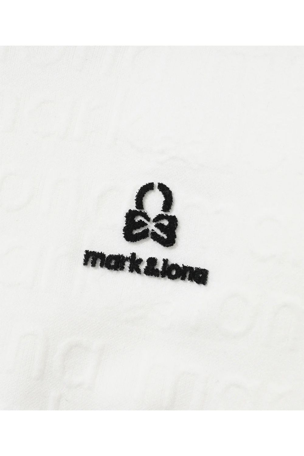 MARK&LONA - 【26SS】【レディース】 MERIDIAN EMBOSS LOGO KNIT