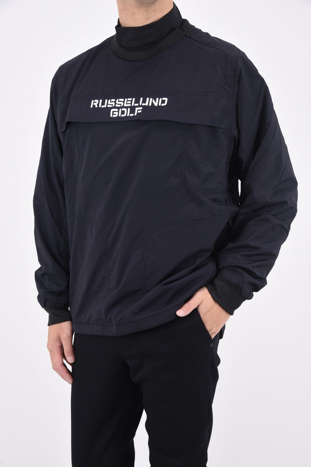 RUSSELUNO ラッセルノ サイズ5 ジップアップブルゾン 裏起毛 ゴルフ