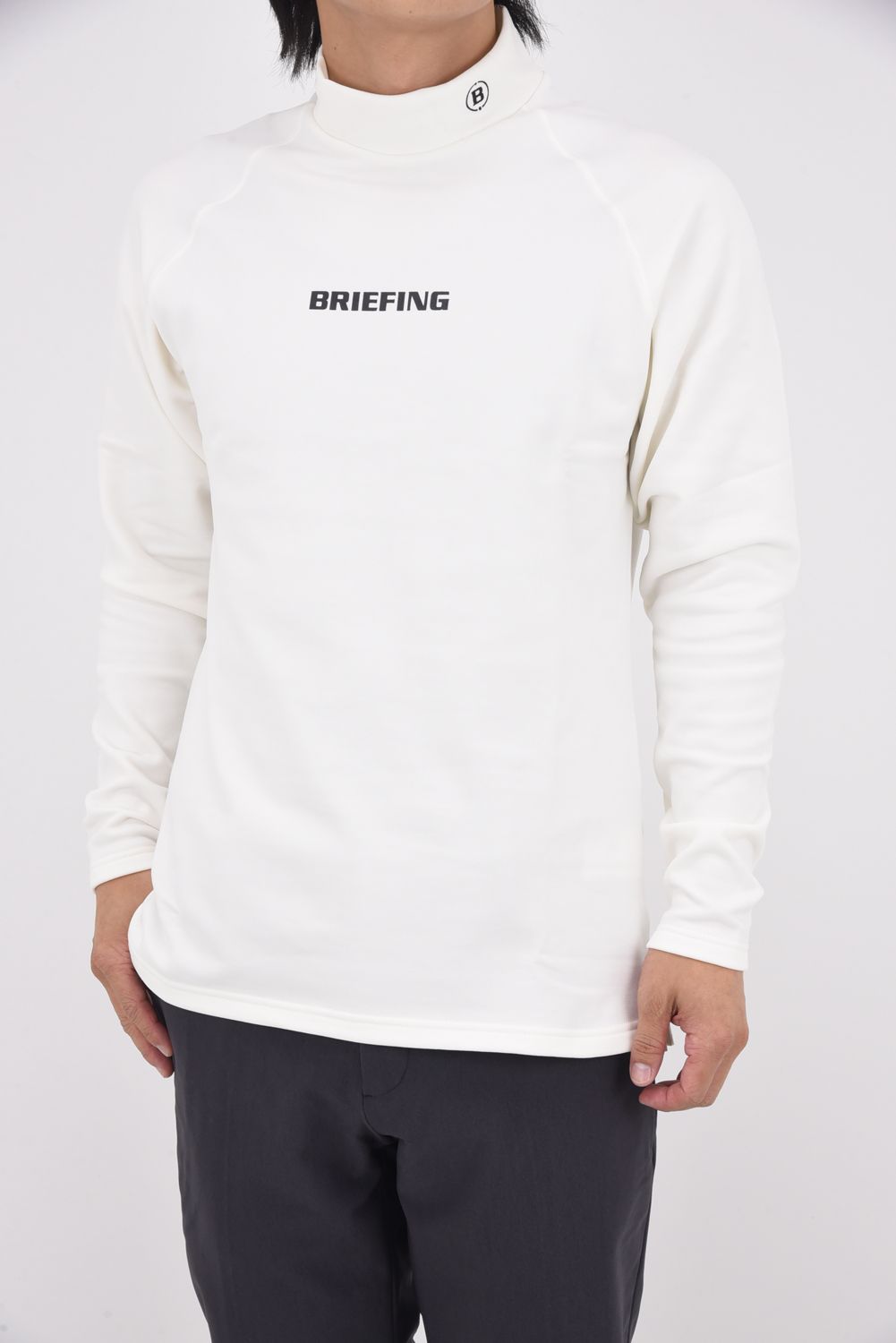 BRIEFING - 【25AW】 MEN'S WARM LS HIGHNECK / 裏起毛 ブランドロゴ