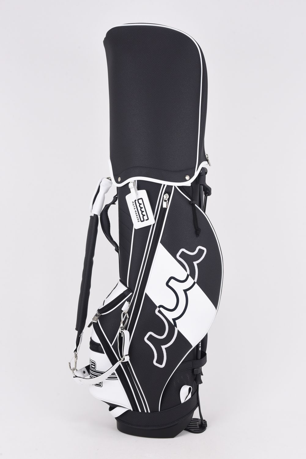 mutu ゴルフバッグ ブラック ストライプ Muta ストライプ ゴルフバッグ