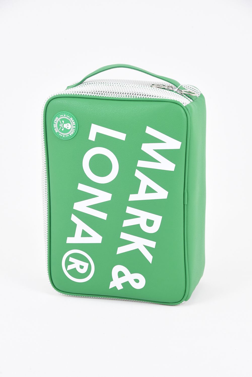 新品 ✨ MARK&LONA シューズケース 緑 マーク&ロナ バッグ 靴 マーク