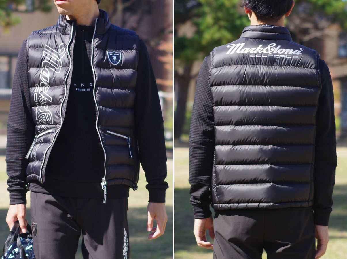 MARK&LONA】 冬ゴルフに最適！お洒落で暖かなダウンベスト特集