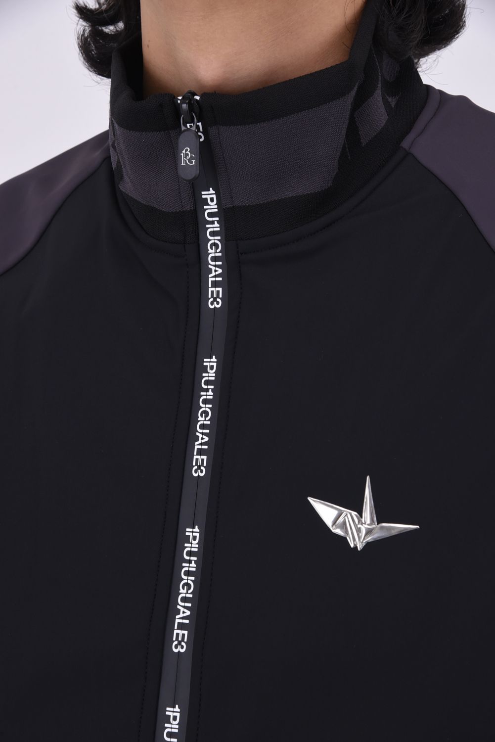 1PIU1UGUALE3 GOLF - 113 GOLF TRACK JACKET/ バイカラー ブランドロゴ