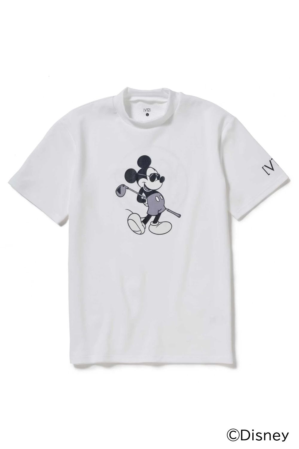 V12 - 【25SS】 SM MOCK / ミッキーマウス モックネックTシャツ