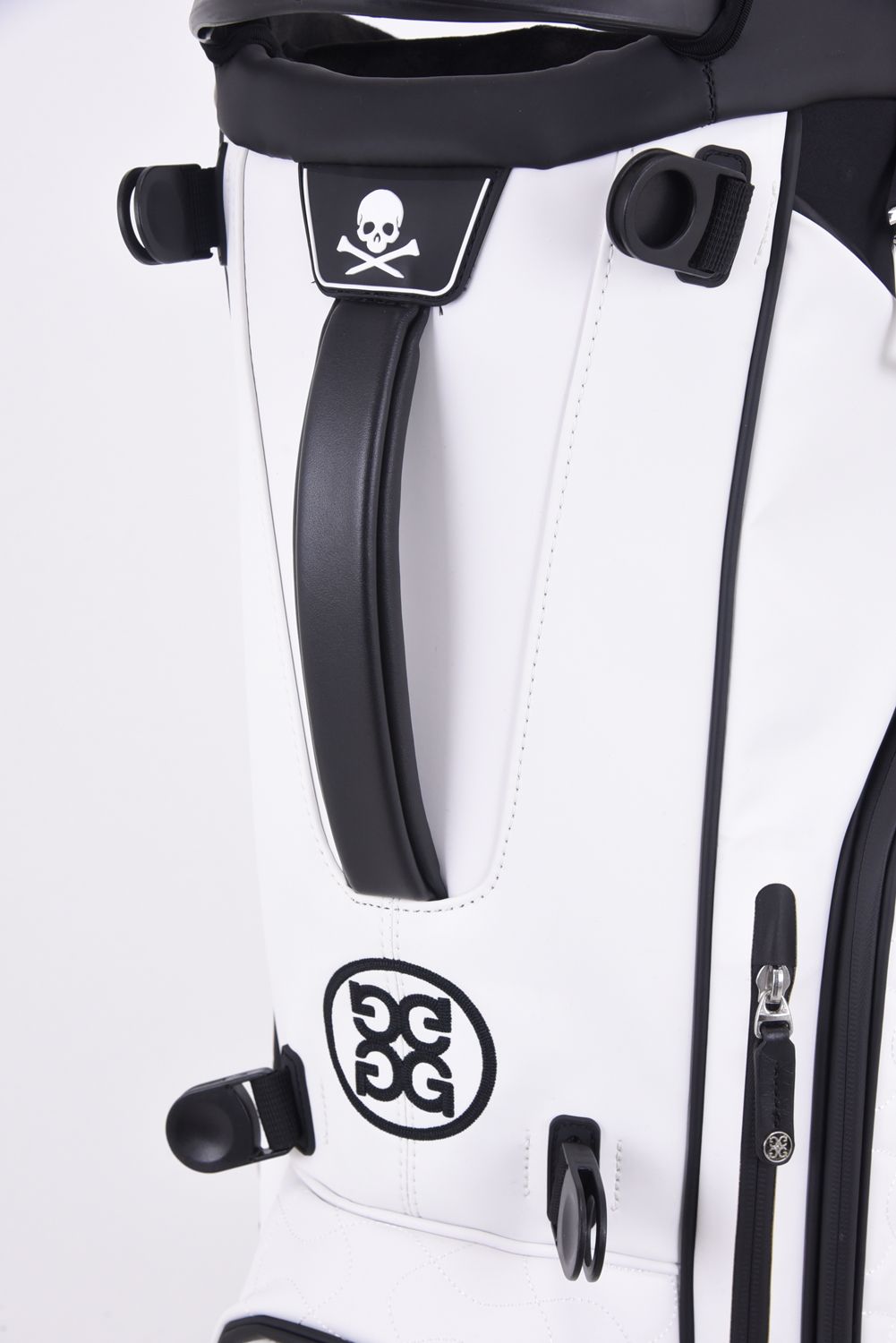 G/FORE スカル スタンドキャディバッグ ホワイト＆ブラック Amazon